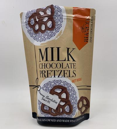 Milk Chocolate Stand up Pouch with zipper